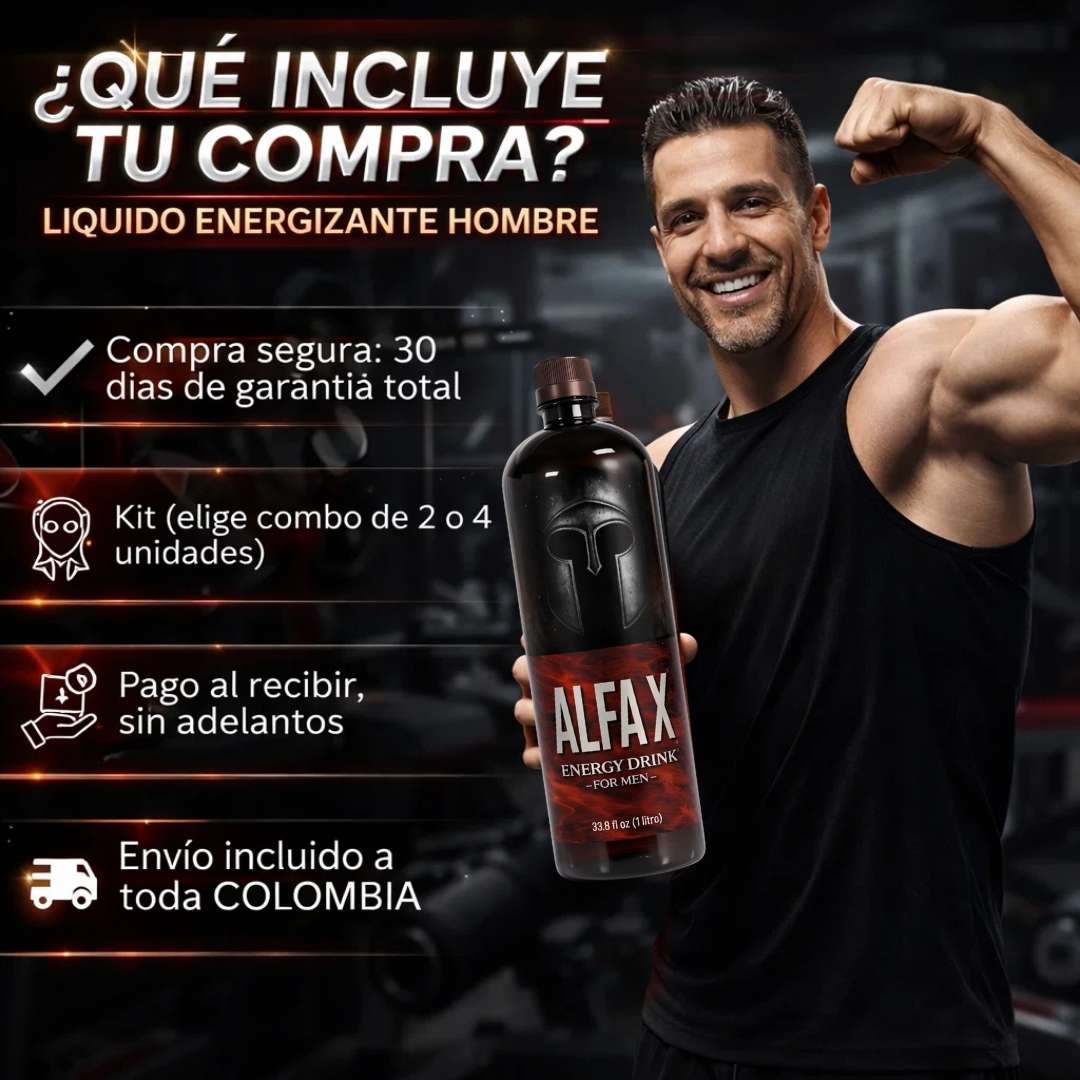 2×1 Liquido Energizante Hombre