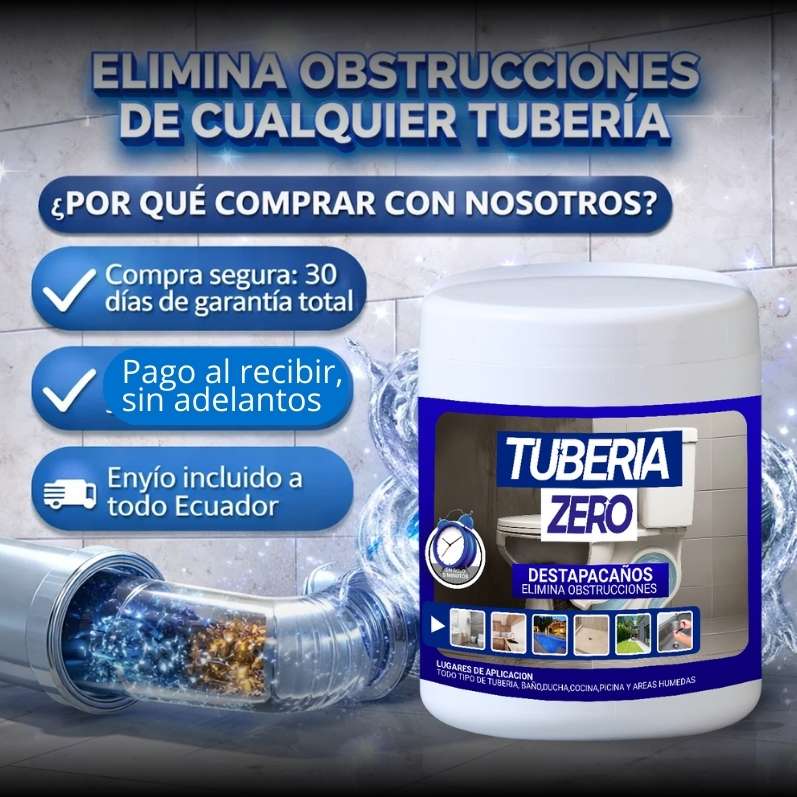 2×1 Destapacaños Tuberia Zero